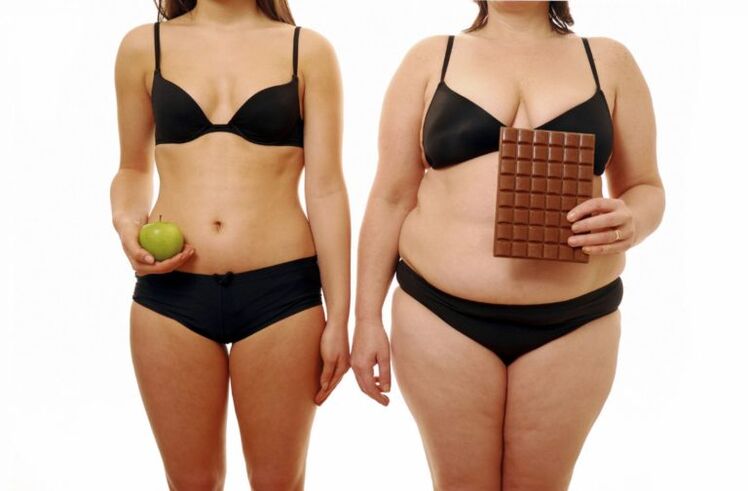 kövér és vékony nő egy hónap alatti fogyás után